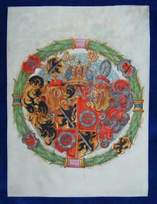 Wappen des Bamberger Fürstbischofs Johann Gottfried I. von Aschhausen